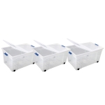 שלושה ארגזי דניאל 120 ליטר Starplast