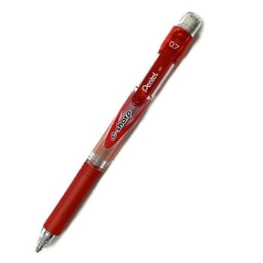 עט עפרון Pentel E Sharp  AZ127 (עפרון מכני בצבע אדום)