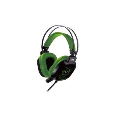 אוזניות גיימינג מוארות Chiropter GH9 (בצבע ירוק)