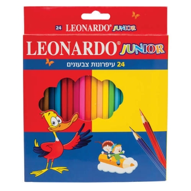 עפרונות צבעוניים (חבילה של 24)