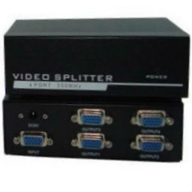 מפצל VGA מוגבר 350MHz (ל-4 מסכים)