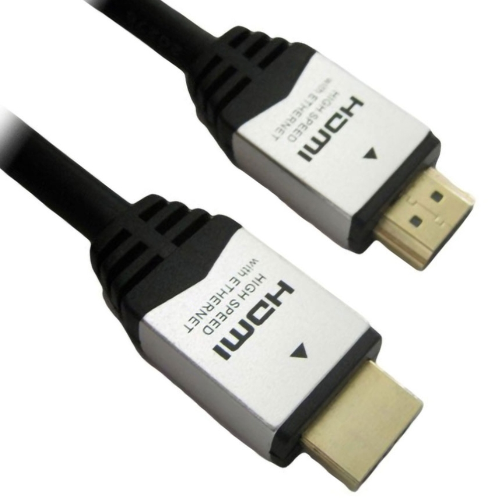 כבל HDMI V2.0 מקצועי (באורך 1 מטר מתוצרת TopX)