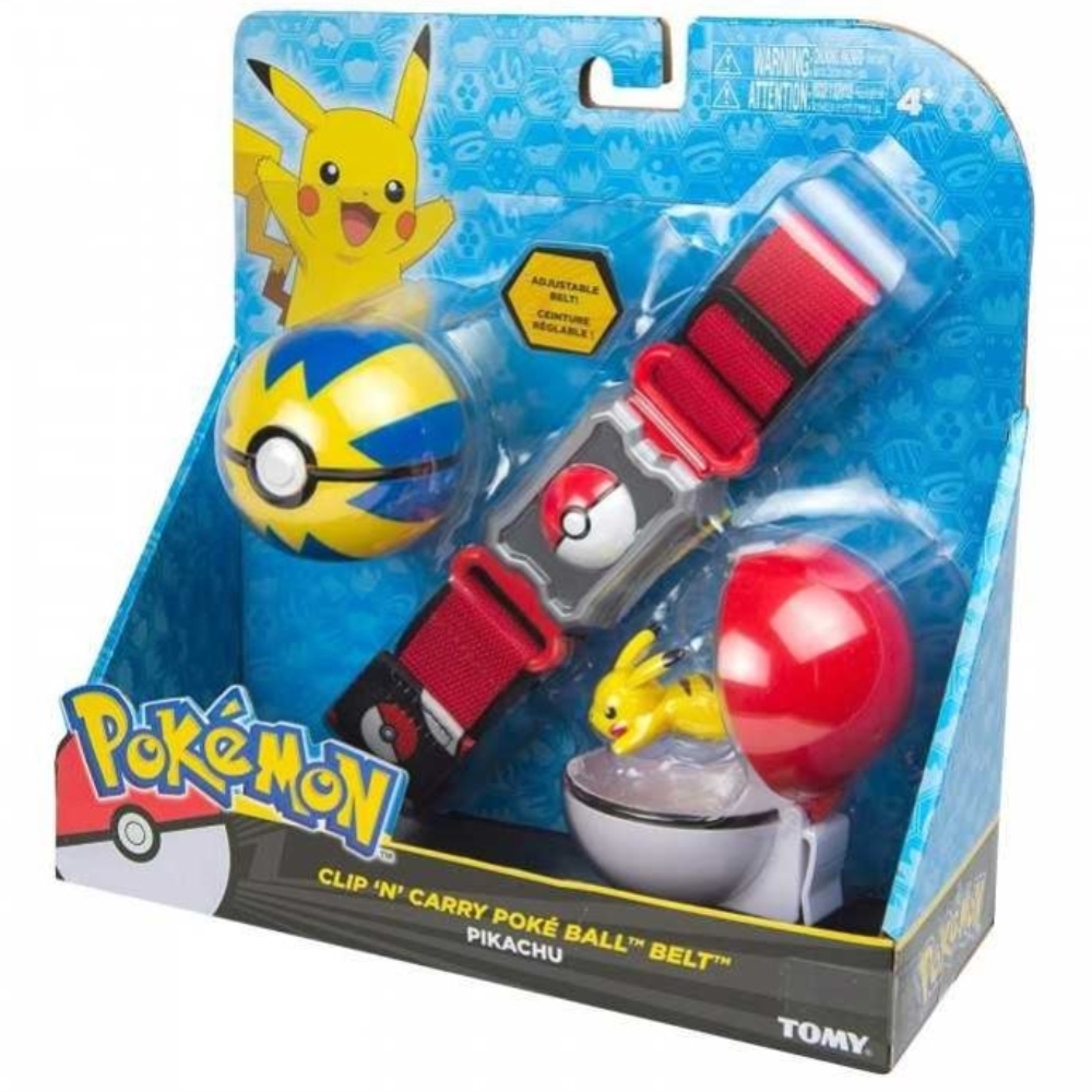 חגורת כדור פיקאצו Pokémon Clip & Carry Ball Belt pikachu