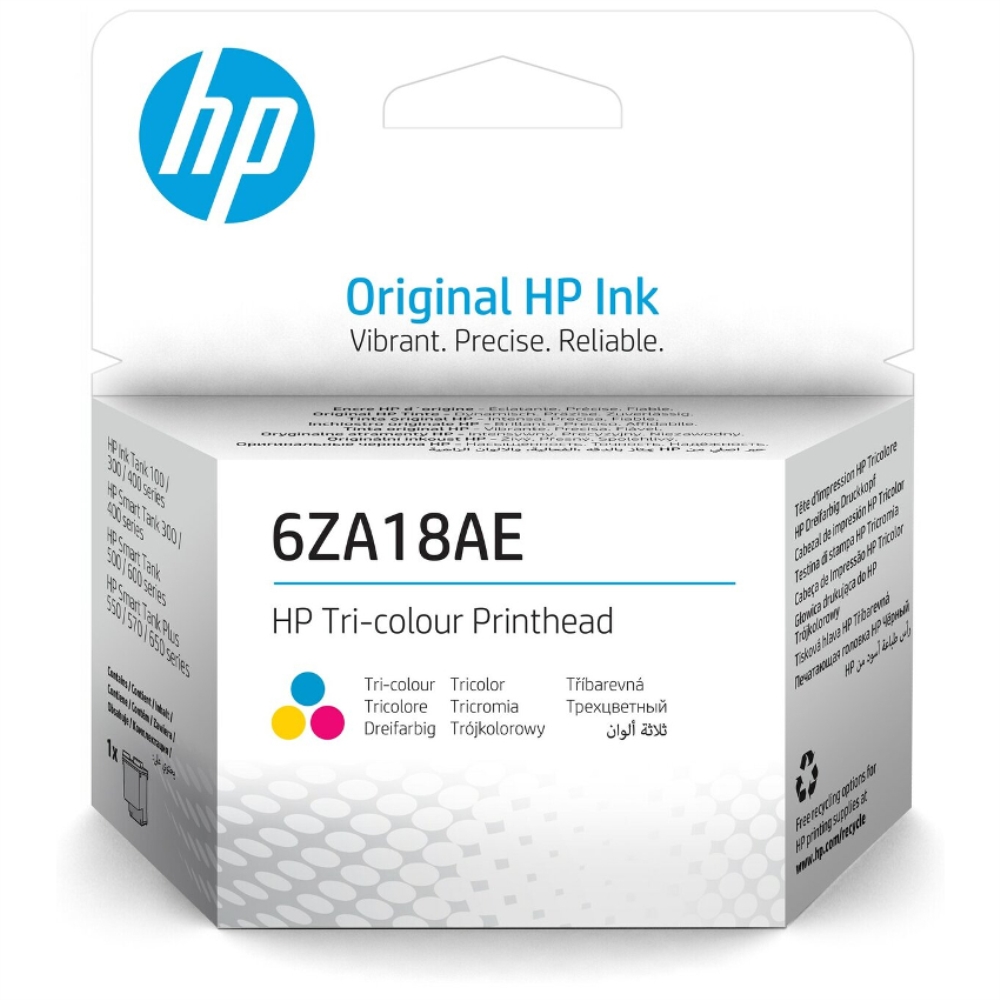 ראש הדפסה צבעוני מקורי HP 6ZA18AE