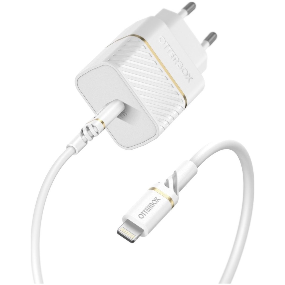 מטען מהיר 20W וכבל OtterBox Lightning to USB-C