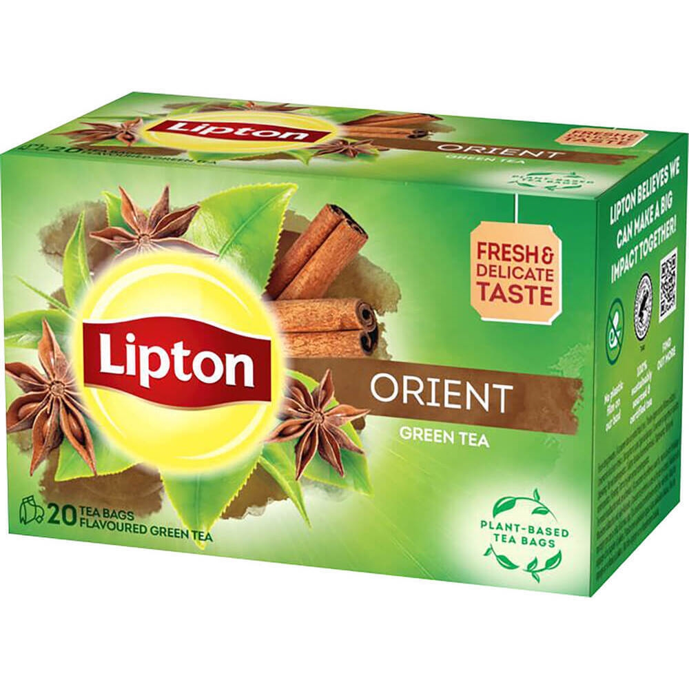 שקיקי תה Lipton (20 שקיקים)