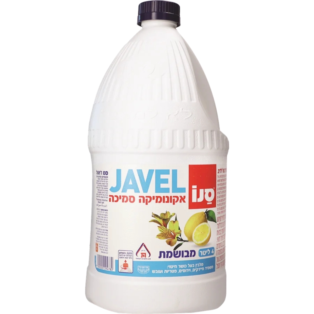 אקונומיקה סנו סמיכה מבושמת javel (4 ליטר)