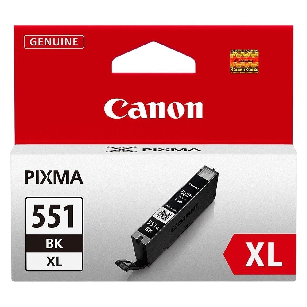 דיו שחור מקורי CANON CLI 551BK XL