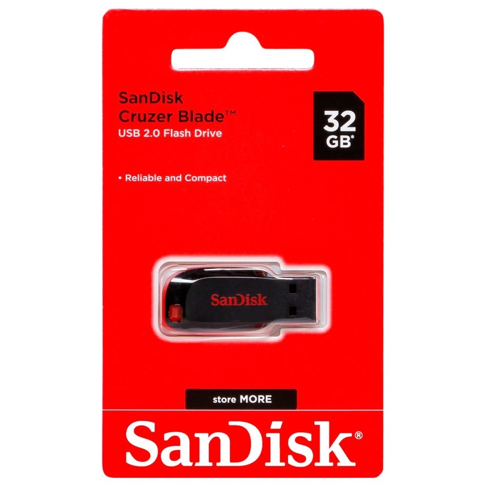 זיכרון נייד‏ SanDisk Cruzer Blade 32GB SDCZ50-032G