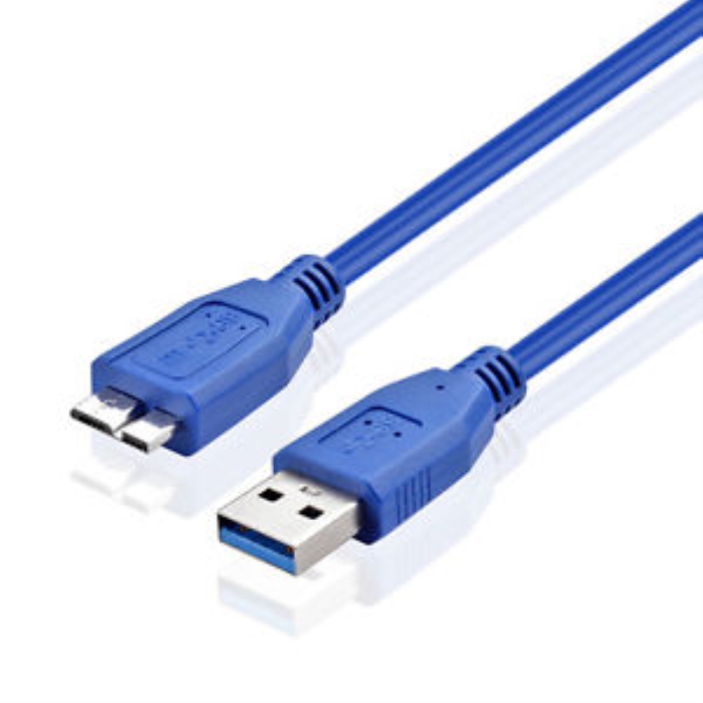 כבל USB3.0 מ A זכר ל MICRO B זכר מקצועי (באורך 2 מטר)